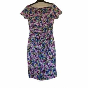 Chiara Boni La Petite Robe Floral Cocktail Dress Size 46